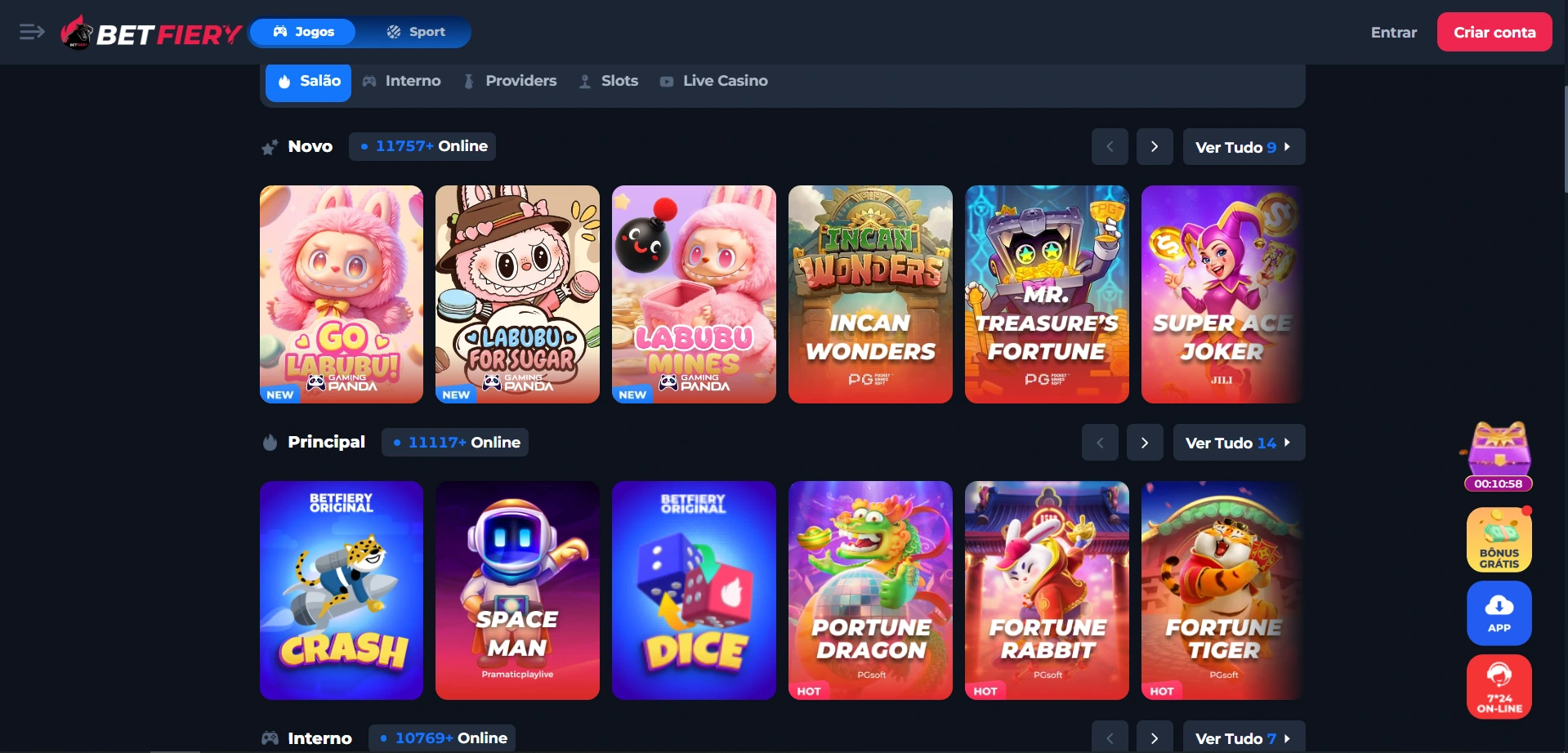 betfiery games