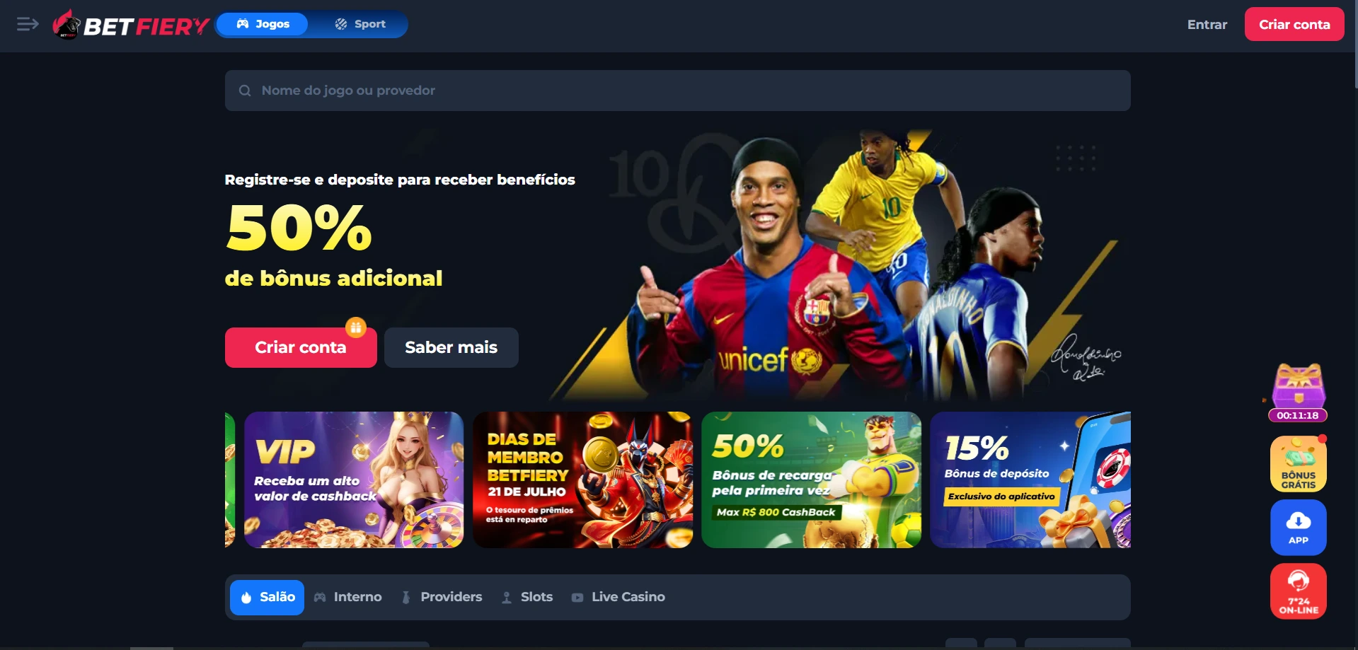 betfiery main page